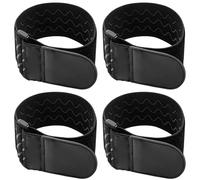 DOKRIN Juego de 4 tapones para grifo de seguridad infantil con banda elástica y tiras antideslizantes; accesorios para grifos de cocina y baño