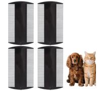 DOKRIN Peines, Peine antipulgas de doble cara de 4 piezas, peine antipulgas para perros y gatos