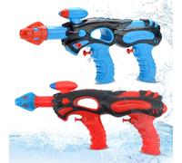 DOKRIN Pistolas de agua,1 pieza Minipistolas de agua para niños que se presionan para liberar agua, juguetes interactivos de playa para jugar en verano.El color es aleatorio y no fijo.