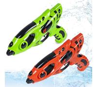 DOKRIN Pistolas de agua,2 pistolas de agua de juguete para niños para jugar en la playa, hacer rafting y bañarse.