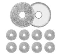 Doksvp 10 Piezas para Ecovacs Deebot T30 Pro Omni/T30 Omni Paño de Limpieza Kit, para Ecovacs Deebot Almohadillas de Limpieza Accesorios, para Limpio