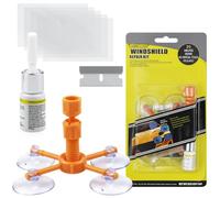 Doksvp Reparar Parabrisas,Kit de Reparación de Parabrisas de Coche,Kit deReparación de Parabrisas,con Líquido Reparador de Vidrios,Utilizado para Reparar Daños Puntuales en el Vidrio del Automóvil