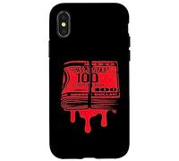 Dólar Dinero Sangre Rico Efectivo Millonario Negocio Comercial Carcasa para iPhone X/XS