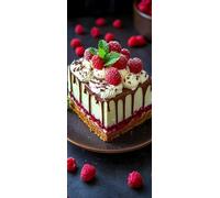 Dolce Dipingere con i Numeri Adulti, Misura XXL 50x150cm,Torta Paint by Numbers Kit Principianti Con 3 Penne, Kit Fai Da Te, Hobby Creativi Adulti Regalo Donna Decorazioni Casa, (Senza Cornice) P0M402