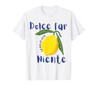 Dolce far niente la dolce vita limón italiano Camiseta