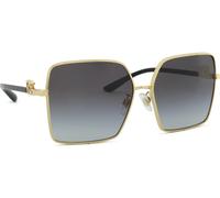 Dolce & Gabbana Mujer DG2279 02/8G Gafas de sol Metal Oro Gris Cuadrada Normal Sombreado