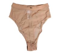 Dolce & Gabbana - Bragas de Cintura Alta de Malla Transparente - Underwear - Hombre - Beige - S -