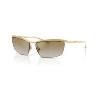 Dolce & Gabbana Unisex DG2307 02/6E Gafas de sol Metal Oro Marrón Cuadrada Reflejado