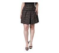 Dolce & Gabbana- Falda Mini A-line de Tweed Tartán- Skirts- Mujer- Multicolor- S- Falda Mini A-line de Tweed Tartán