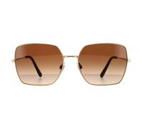 Dolce & Gabbana Mujer Dolce & Gabbana DG2242 02/13 Gafas de sol Metal Oro Marrón Cuadrada Normal Sombreado