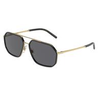 Dolce & Gabbana Hombre Dolce & Gabbana DG2285 02/81 Gafas de sol Metal Negro Gris Piloto Polarizado
