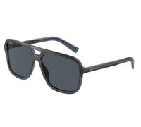 Dolce & Gabbana Hombre Dolce & Gabbana DG4354 320980 Gafas de sol Acetato Azul Marrón Cuadrada Normal Sombreado
