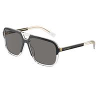 Dolce & Gabbana Hombre Dolce & Gabbana DG4354 501/81 Gafas de sol Acetato Negro Gris Cuadrada Polarizado