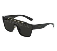 Dolce & Gabbana Hombre Dolce & Gabbana DG6125 501/M Gafas de sol Nylon Negro Gris Cuadrada Normal