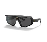 Dolce & Gabbana Hombre Dolce & Gabbana DG6177 501/87 Gafas de sol Nylon Negro Gris Cuadrada Normal