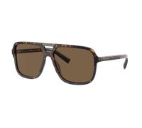 Dolce&Gabbana Hombre Sunglass DG4354 - Color del Marco: Habana, Color de la Lente: Marrón Degradado Marrón Oscuro