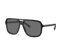 Dolce&Gabbana Hombre Sunglass DG4354 - Color del Marco: Negro, Color de la Lente: Gris Oscuro