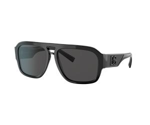 Dolce&Gabbana Hombre Sunglass DG4403 - Color del Marco: Negro, Color de la Lente: Gris Oscuro