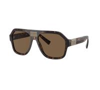 Dolce&Gabbana Hombre Sunglass DG4433 - Color del Marco: Habana, Color de la Lente: Marrón Oscuro