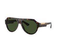 Dolce&Gabbana Hombre Sunglass DG4466 - Color del Marco: Habana, Color de la Lente: Verde Oscuro