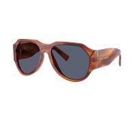 Dolce&Gabbana Hombre Sunglass DG4504 - Color del Marco: Jengibre a rayas, Color de la Lente: Polarizadas azul oscuro