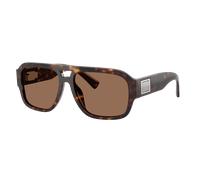 Dolce&Gabbana Hombre Sunglass DG4506 - Color del Marco: Habana, Color de la Lente: Marrón Oscuro