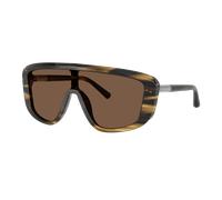 Dolce&Gabbana Hombre Sunglass DG4520 - Color del Marco: Marrón a Rayas, Color de la Lente: Marrón