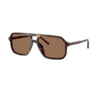 Dolce&Gabbana Hombre Sunglass DG4541 - Color del Marco: Habana, Color de la Lente: Marrón Oscuro