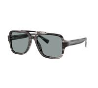 Dolce&Gabbana Hombre Sunglass DG4544 - Color del Marco: Gris a Rayas, Color de la Lente: Gris Oscuro