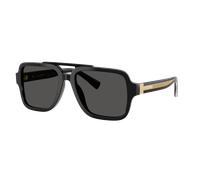 Dolce&Gabbana Hombre Sunglass DG4544 - Color del Marco: Negro, Color de la Lente: Gris Oscuro