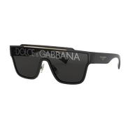 Dolce&Gabbana Hombre Sunglass DG6125 - Color del Marco: Negro, Color de la Lente: Gris oscuro con tampografía D&G plateado