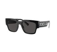 Dolce&Gabbana Hombre Sunglass DG6184 - Color del Marco: Negro, Color de la Lente: Gris Oscuro
