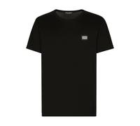 Dolce & Gabbana - Logo Plaque T-shirt - Tops - Hombre - Negro - S -