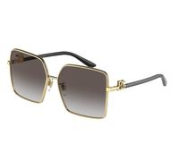 Dolce & Gabbana Mujer DG2279 02/8G Gafas de sol Metal Oro Gris Cuadrada Normal Sombreado