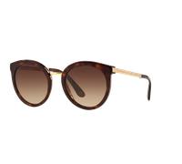 Dolce & Gabbana Mujer DG4268 502/13 Gafas de sol Acetato Tortuga Marrón Redonda Normal Sombreado