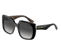 Dolce & Gabbana Mujer DG4414 32998G Gafas de sol Acetato Negro Gris Cuadrada Normal Sombreado