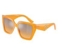 Dolce & Gabbana Mujer DG4438 30467H Gafas de sol Acetato Naranja Naranja Cuadrada Reflejado Sombreado
