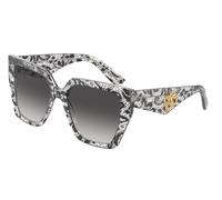 Dolce & Gabbana Mujer DG4438 32878G Gafas de sol Acetato Negro Gris Cuadrada Normal Sombreado