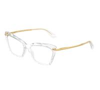 Dolce & Gabbana Mujer DG5025 3133 Monturas ópticas Nylon Transparente Transparente Cat Eye Normal