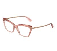 Dolce & Gabbana Mujer DG5025 3148 Monturas ópticas Nylon Rosa Transparente Cat Eye Normal
