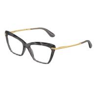 Dolce & Gabbana Mujer DG5025 504 Monturas ópticas Nylon Gris Transparente Cat Eye Normal
