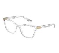 Dolce & Gabbana Mujer DG5076 3314 Monturas ópticas Nylon Transparente Transparente Cat Eye Normal