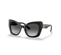 Dolce & Gabbana Mujer DG4405 501/8G Gafas de sol Acetato Negro Gris Mariposa Normal Sombreado