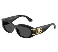 Dolce & Gabbana Mujer Dolce & Gabbana DG4502 501/87 Gafas de sol Acetato Negro Gris Redonda Normal