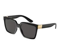 Dolce & Gabbana Mujer DG6165 501/87 Gafas de sol Nylon Negro Gris Cuadrada Normal