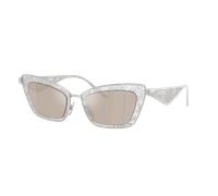 Dolce&Gabbana Mujer Sunglass DG2311 - Color del Marco: Bañado en oro blanco, Color de la Lente: Mirror Real White Gold