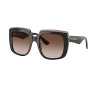 Dolce&Gabbana Mujer Sunglass DG4414 - Color del Marco: Havana sobre marrón transparente, Color de la Lente: Marrón Degradado