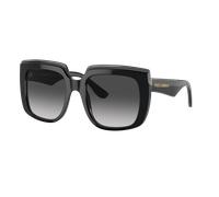 Dolce&Gabbana Mujer Sunglass DG4414 - Color del Marco: Negro sobre negro transparente, Color de la Lente: Gris Degradado