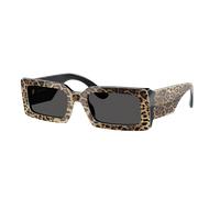 Dolce&Gabbana Mujer Sunglass DG4416 - Color del Marco: Leo sobre negro, Color de la Lente: Gris Oscuro