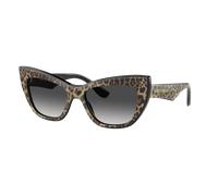 Dolce&Gabbana Mujer Sunglass DG4417 - Color del Marco: Leo y marrón / Negro, Color de la Lente: Gris Degradado